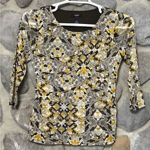 Women’s Alfani Petite Layered Floral Print Top PM